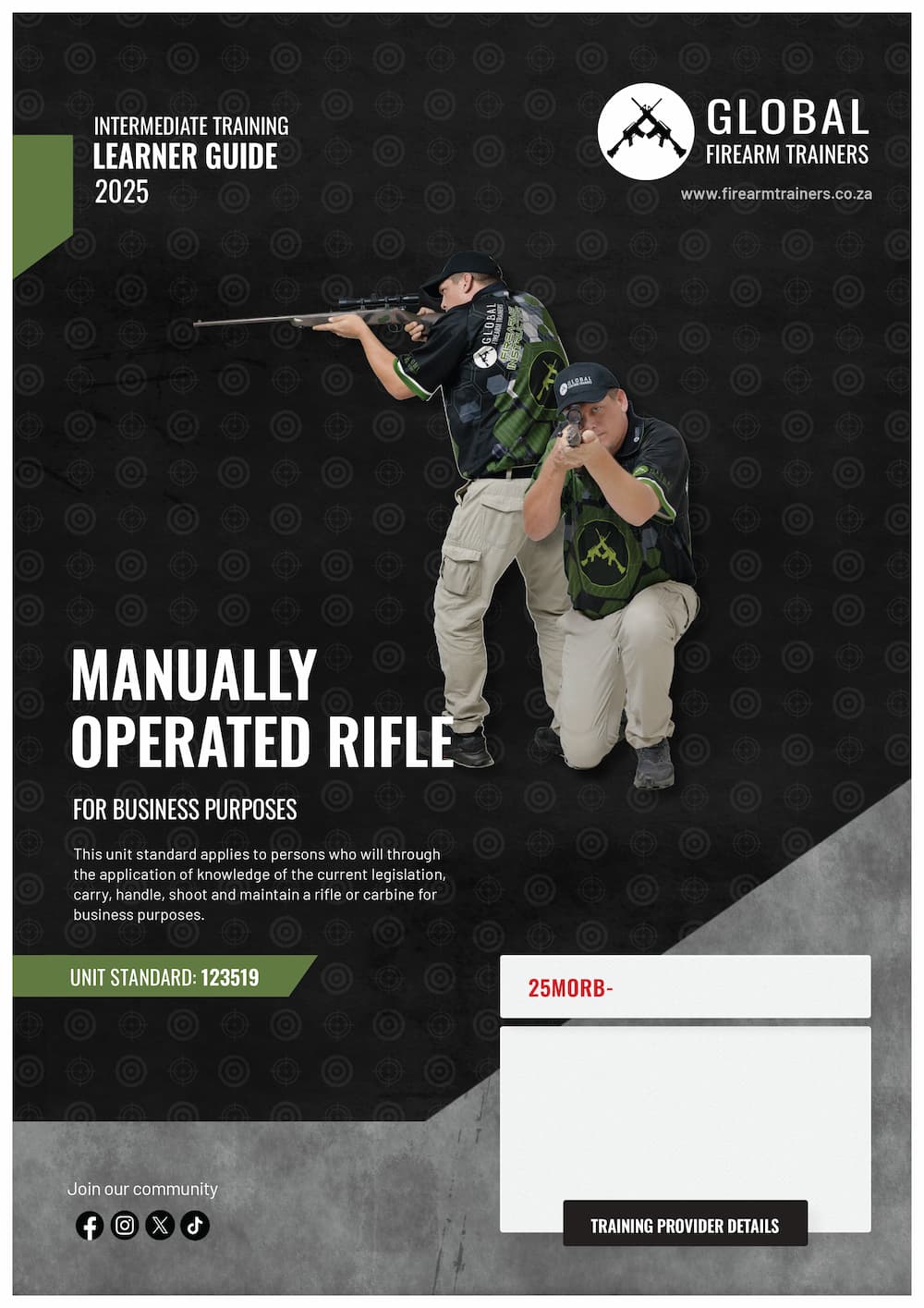 Business Purposes shotgun learner guide front page